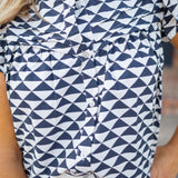 Coriane Top, Black Retro