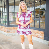 Texas A&M Vintage Football Helmet Stripe Vest
