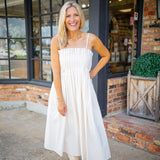Good To Be Here Dress, Ecru