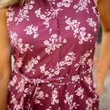Fawn Dress, Maroon Maiden Lane