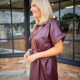 Pullover Dress, Bitter Chocolate