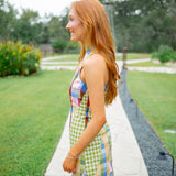 Adeline Dress, Diagonal Check