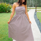 Picnic Promise Dress, Brown
