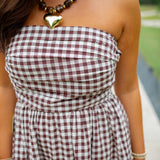 Picnic Promise Dress, Brown