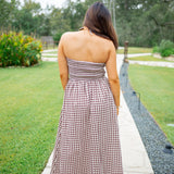Picnic Promise Dress, Brown