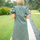 Evergreen Avenue Dress, Hunter Green