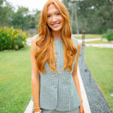 Market Day Romper, Hunter Green