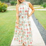 Petals In The Park Dress, Ecru