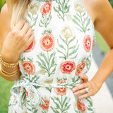 Petals In The Park Dress, Ecru