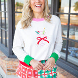 Martini Lightweight Boxy Sweater, Ivory