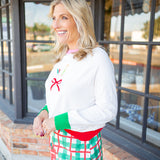 Martini Lightweight Boxy Sweater, Ivory