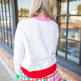 Martini Lightweight Boxy Sweater, Ivory
