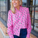 Holly Ruffle Blouse, Pink
