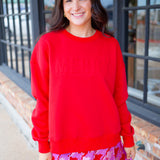 Brooke Sweatshirt, Merry Tonal
