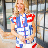 Tucker Dress, Maritime Stripe