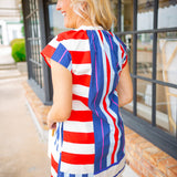 Tucker Dress, Maritime Stripe
