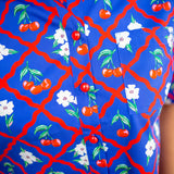 Remi Top, Navy Cherry