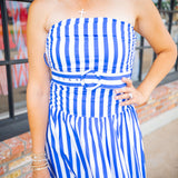 Picture Perfect Midi Dress, Blue