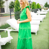 Meadow Mornings Dress, Green