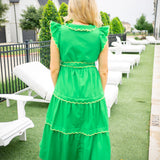Meadow Mornings Dress, Green