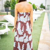 Espresso Skies Dress, Brown/Blue
