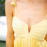 Golden Daisy Dress, Yellow