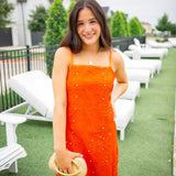 Maureen Mini Dress, Salsa Red