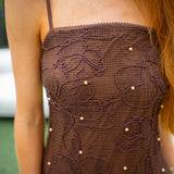 Maureen Midi Dress, Chicory Coffee