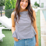 Sunfaded Top, Black & White Combo