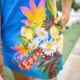 Janesta Dress, Blue/Multi