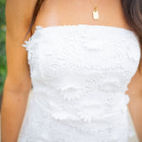 Floral Forecast Mini Dress, Off White