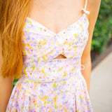 Isha Dress, Pink Lilac Floral