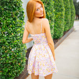 Isha Dress, Pink Lilac Floral