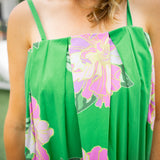 Cabana Bloom Dress, Green