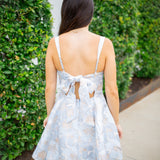 Frosty Fizz Mini Dress, Light Blue