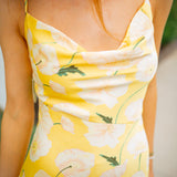 Paloma Dress, Tangerine Floral