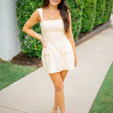 Picket Fence Dress, Yellow