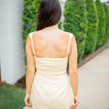 Picket Fence Dress, Yellow