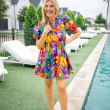 Sincerely Yours Mini Dress, Navy