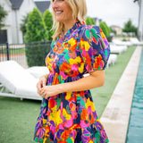 Sincerely Yours Mini Dress, Navy
