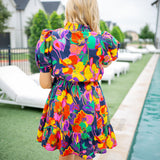Sincerely Yours Mini Dress, Navy