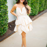 Totally In Love Dress, Cream