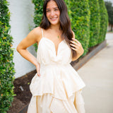 Totally In Love Dress, Cream