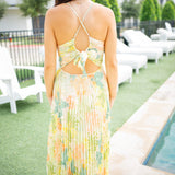 Blythe Dress, Green Peach Tropic