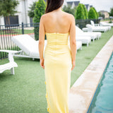 No Ordinary Love Dress, Yellow