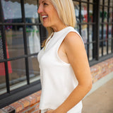 Simmons Half Zip Tank, Pristine