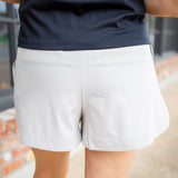 Nila Mid Rise Short 3.5", Sage Grey