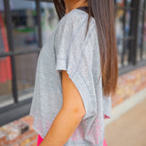 My Time Tee, Heather Grey