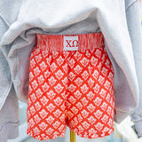 Sorority Scallop Ruffle Shorts