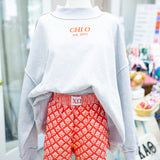Sorority Scallop Ruffle Shorts